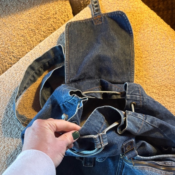 Denim Backpack - Picture 5 of 12